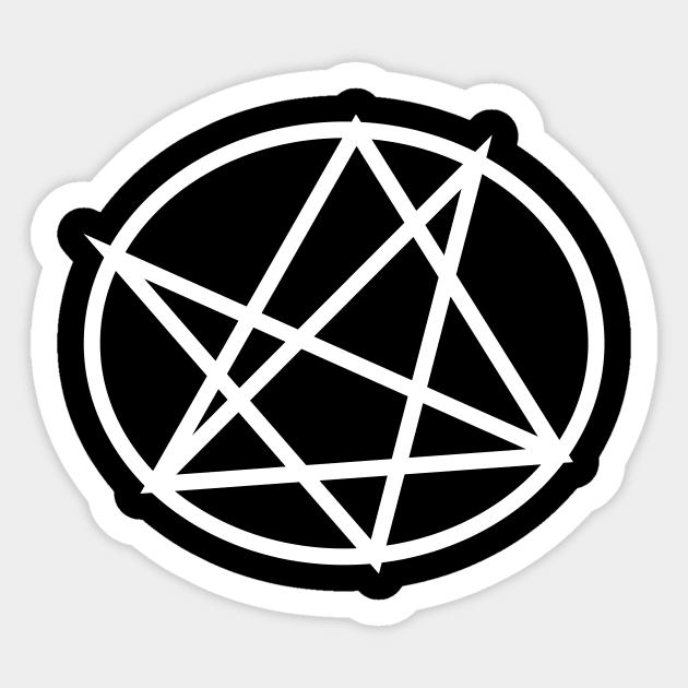 Do what thou wilt attempt (beyond the circle) Sticker by MrBoh